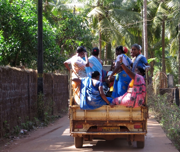 Visvrouwen in Gokarna