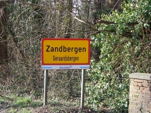 Vertrek in Zandbergen