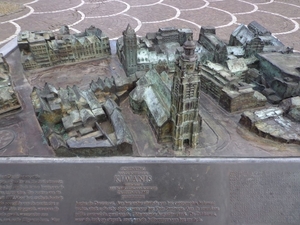 Maquette op de Grote Markt