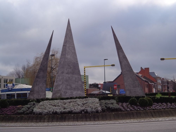 Monument in het centrum van Zaventem