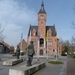 22-Gemeentehuis en beelden Bloemenmeisjes-Lovendegem