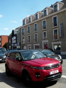 Range Rover Red Sonja Belgian Licence Plate P1390721