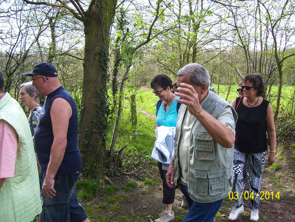 Wandeling naar Hondsbossen - 3 april 2014