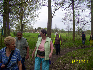 Wandeling naar Hondsbossen - 3 april 2014