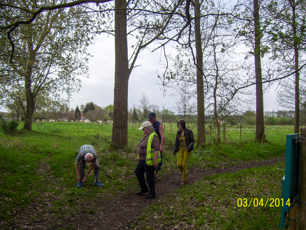 Wandeling naar Hondsbossen - 3 april 2014