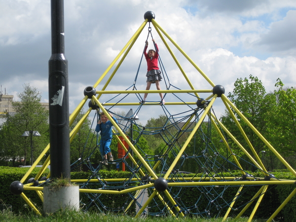 50) Heel hoog klimmen