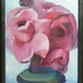 Bloemen olie op paneel