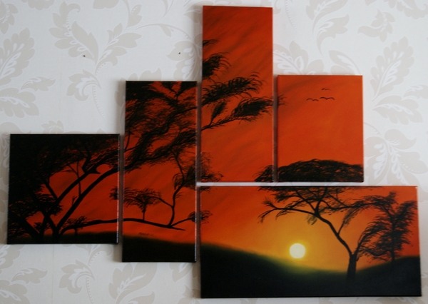 5 luik zonsondergang