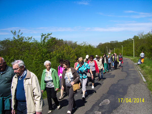 Wandeling naar Slachthuis  - 17 april 2014