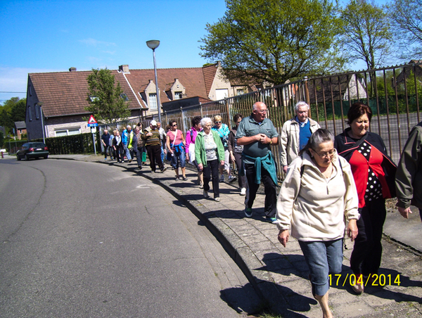 Wandeling naar Slachthuis  - 17 april 2014