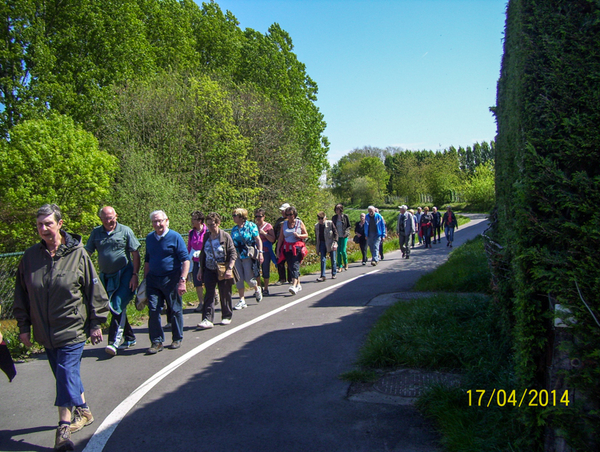 Wandeling naar Slachthuis  - 17 april 2014