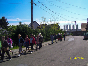 Wandeling naar Slachthuis - 17 april 2014