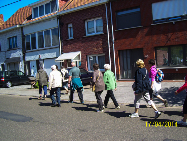 Wandeling naar Slachthuis - 17 april 2014