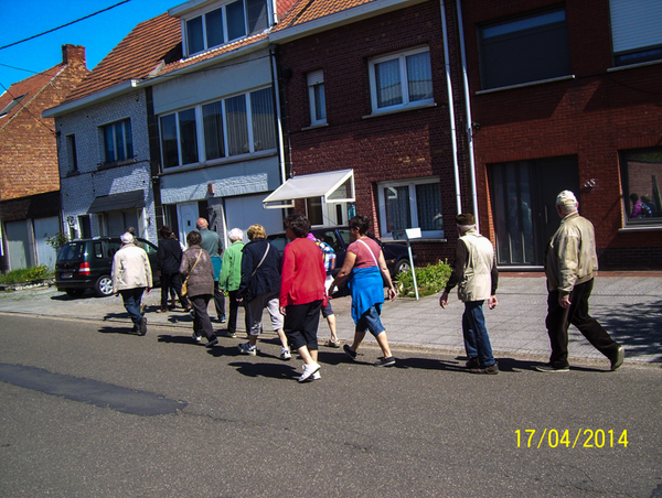 Wandeling naar Slachthuis - 17 april 2014