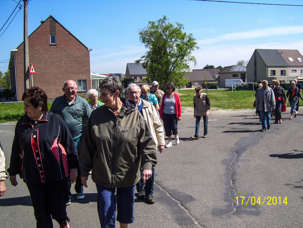 Wandeling naar Slachthuis - 17 april 2014