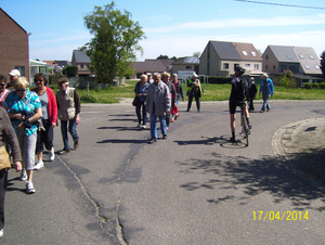 Wandeling naar Slachthuis - 17 april 2014