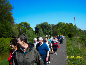 Wandeling naar Slachthuis  - 17 april 2014