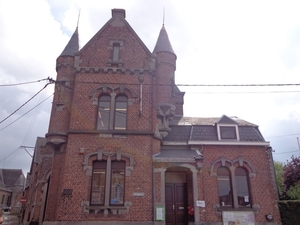 Huis met torens 18e eeuw, nu bibliotheek