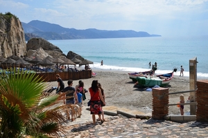 455  Nerja strand Calahonda en stadje