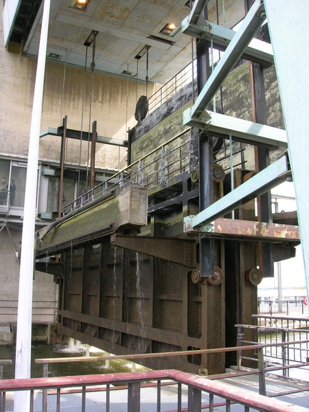 Hellend vlak Ronquieres afsluitschotten