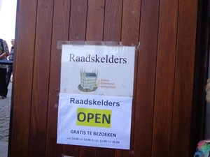 Bezoek aan de vroegere Raadskelders