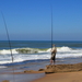 VISSERS OP HET STRAND AAN DE OCEAAN (3)