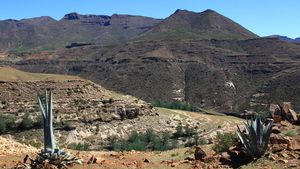 HET DRAMATISCHE LANDSCHAP IN LESOTHO