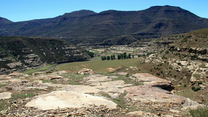 HET RUWE GEBIED IN LESOTHO