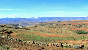 NOG HET LANDSCHAP IN LESOTHO (4)