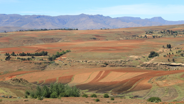 NOG HET LANDSCHAP IN LESOTHO (5)