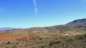 NOG HET LANDSCHAP IN LESOTHO (10)