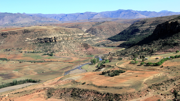 NOG HET LANDSCHAP IN LESOTHO (13)