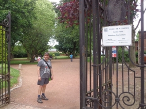 Parkje naast de kerk