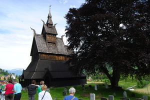 Staafkerk in Vik