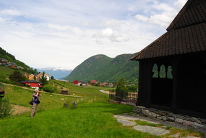 Staafkerk in Vik