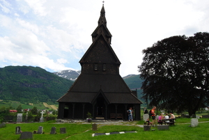 Staafkerk in Vik