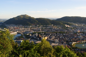 Laatste uitzicht over Bergen