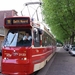 Een GTL op tramlijn 19 Delft Noord op weg naar Voorburg