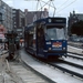 3095 van lijn 9 rijdt op het nieuwe traject waar net vers beton i