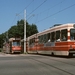 Strandexpresss getooid met een soort vlag op de kop 12-06-1988