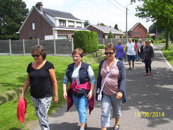 Wandeling naar Bonheiden - 19 juni 2014