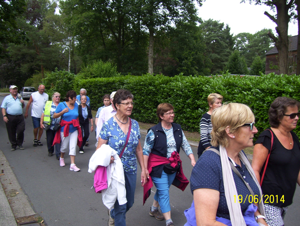 Wandeling naar Bonheiden - 19 juni 2014