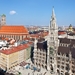 Munchen _De Frauenkirche en Het Nieuwe Stadhuis