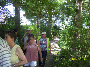 Wandeling naar Papenhofke - 10 juli 2014