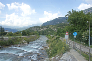 Naar Rovereto langs de rivier