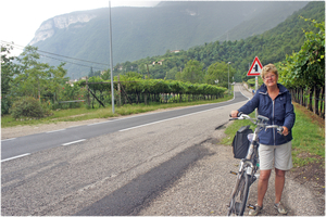 Van Borgetto naar Verona 55 km.