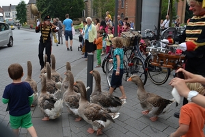 148  Turnhout 11 juli 2014 - Spelen op de Grote Markt