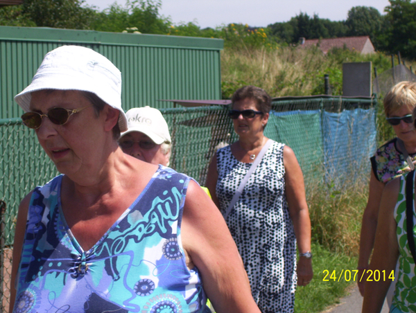 Wandelen met zeezicht - 24 juli 2014