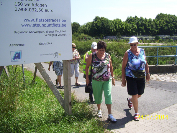 Wandelen met zeezicht - 24 juli 2014