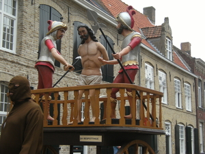 christus bespot door dienstknechten van Herodus